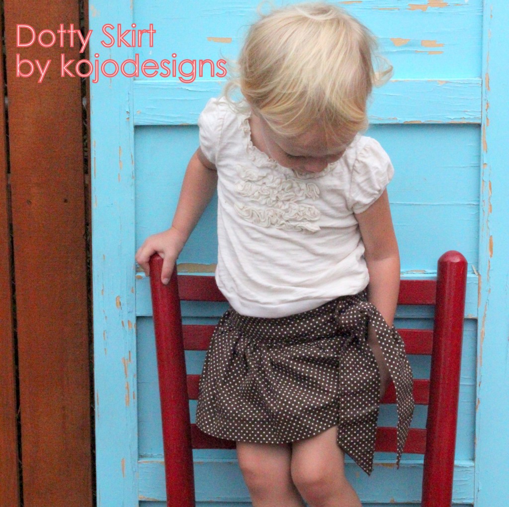 dotty skirt tutorial