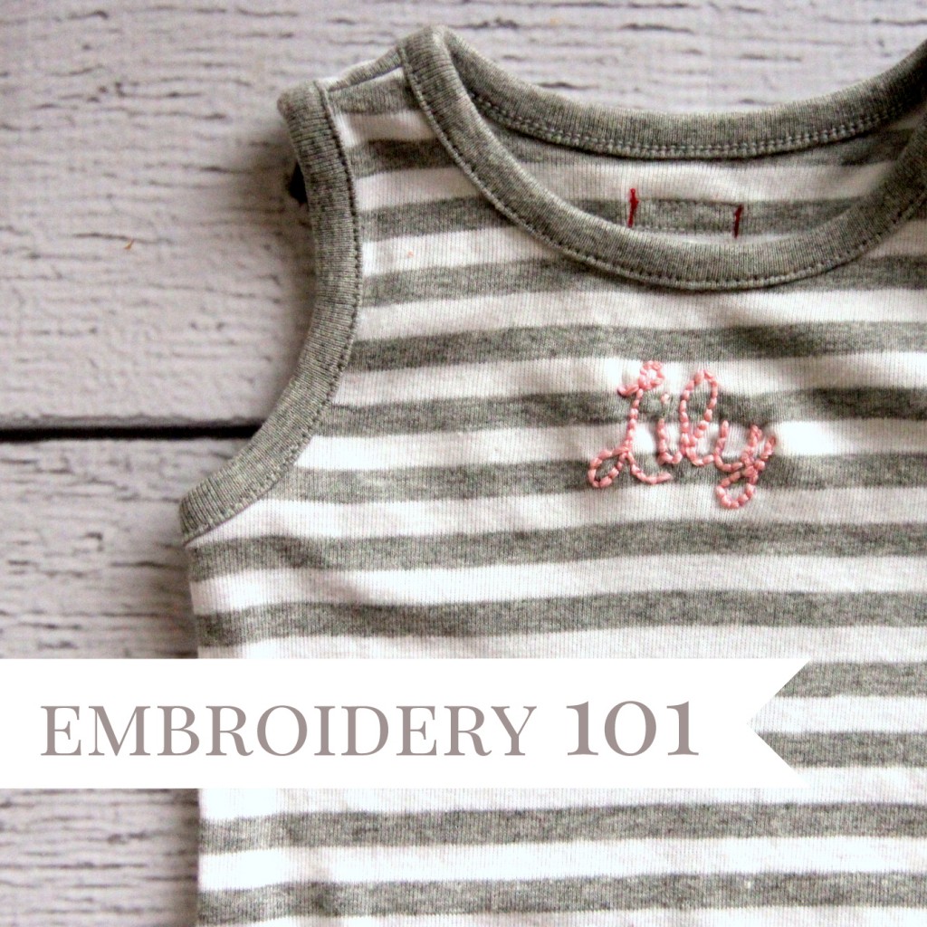 embroidery 101 how to hand embroider a onesie