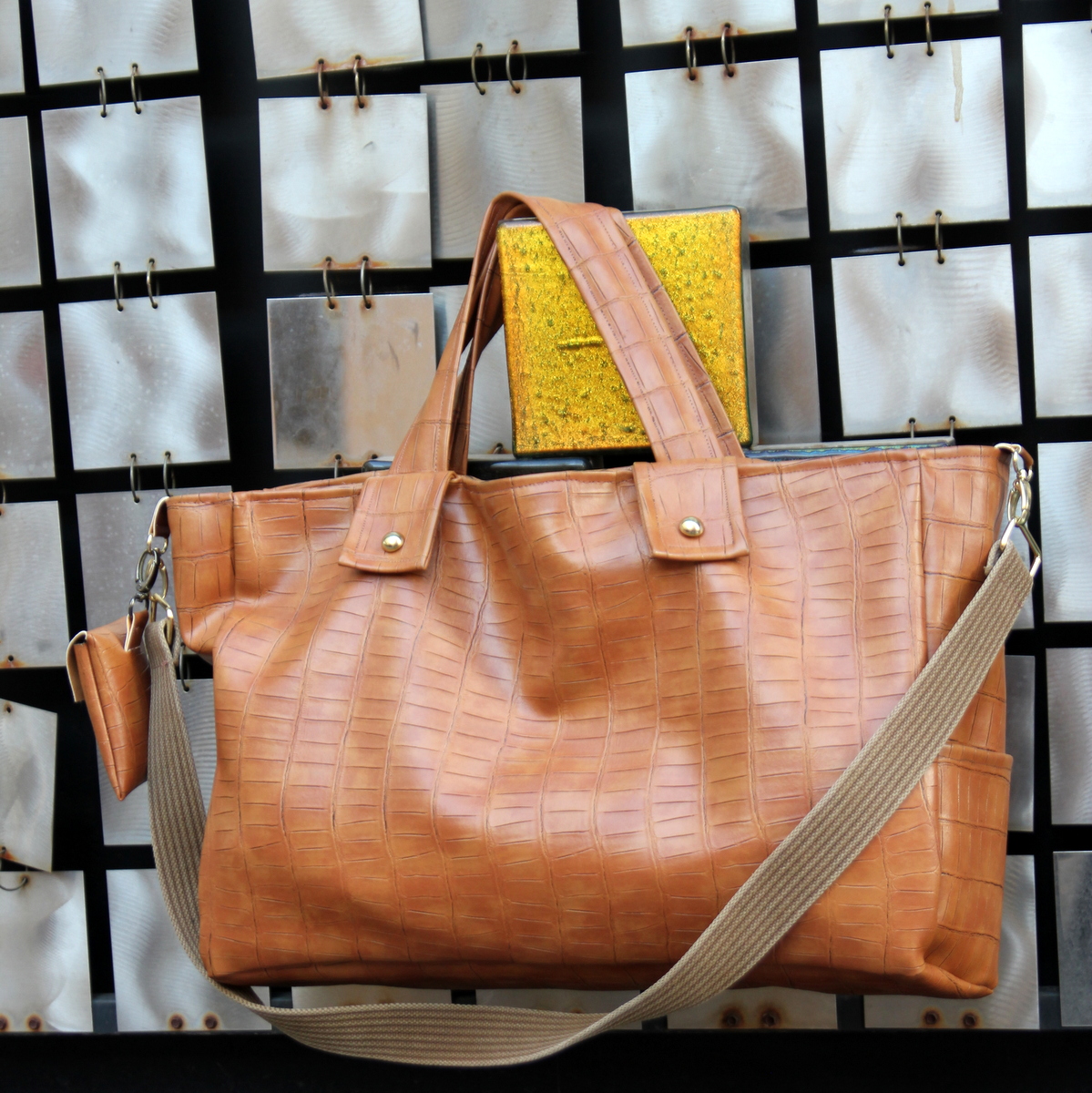 coach inspired diaper bag
