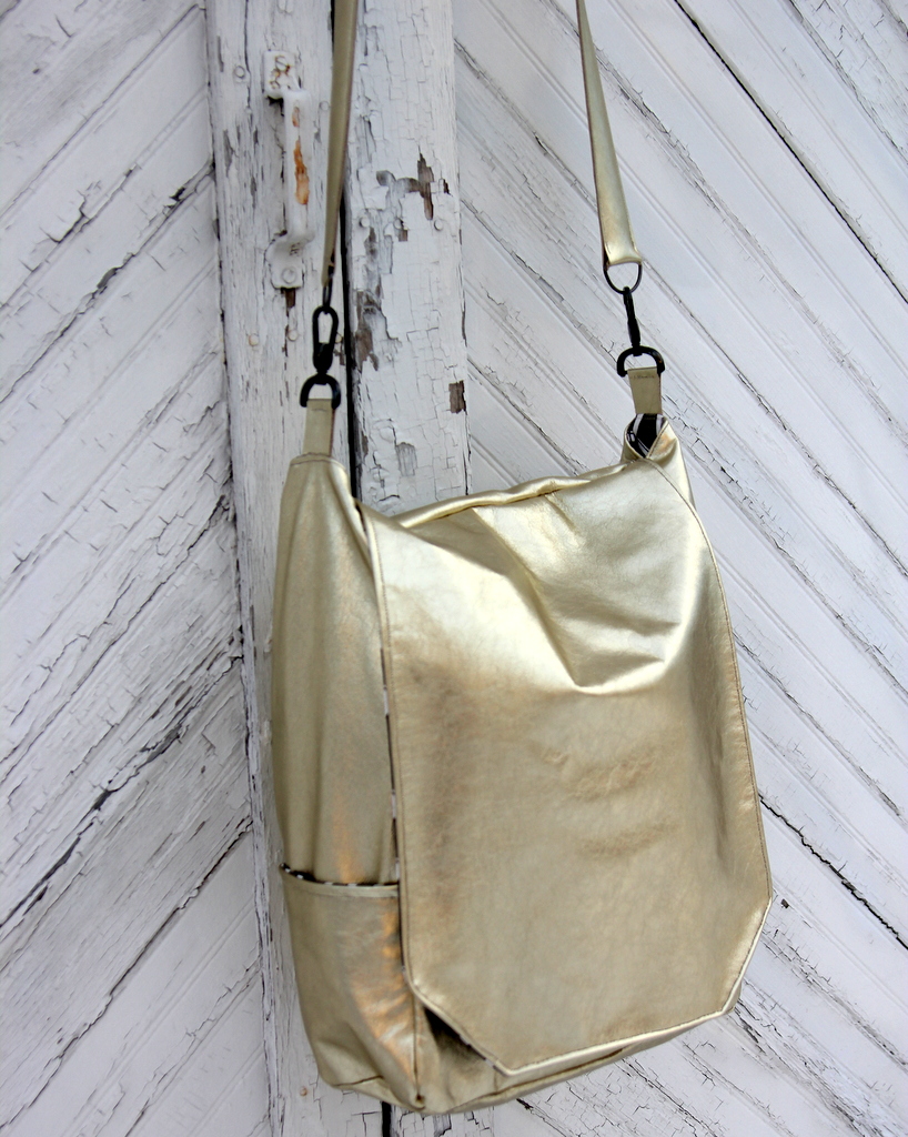 handmade leather tote
