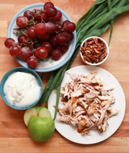 chicken salad with pecans and yogurt
