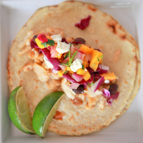 fish tacos with mango salsa