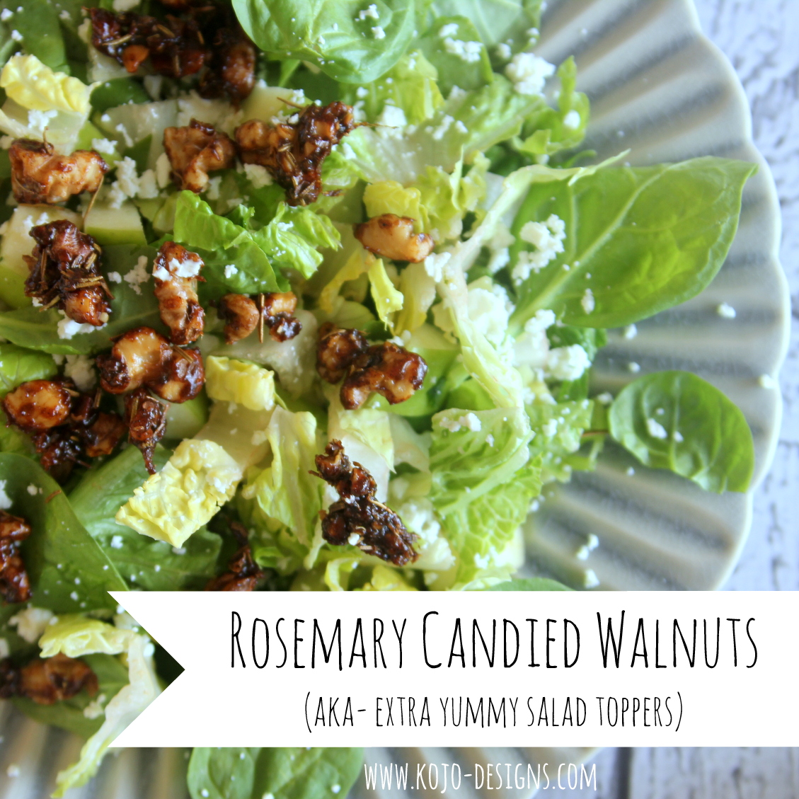 rosemary candied walnuts- the best salad toppers