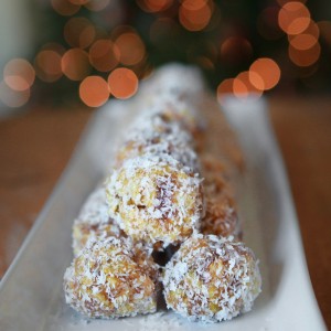 coconut pecan date balls