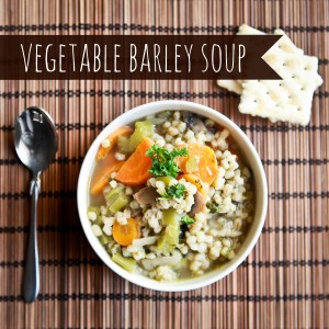 freezer cooking vegetable barley soup
