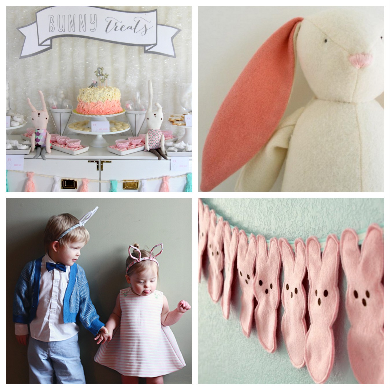 Get ready for easter baskets with these darling DIY bunny projects!