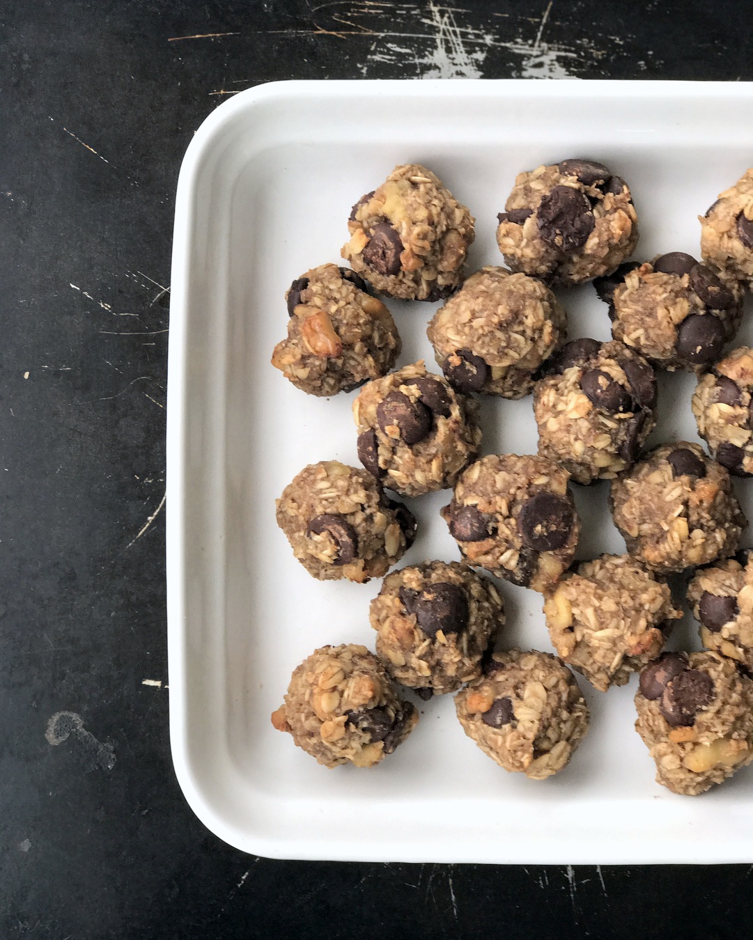 new year's cookies- yummy and sugar free (all the 'sweet' comes from bananas)