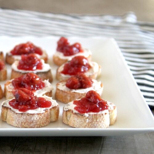 tart cherry bruschetta recipe