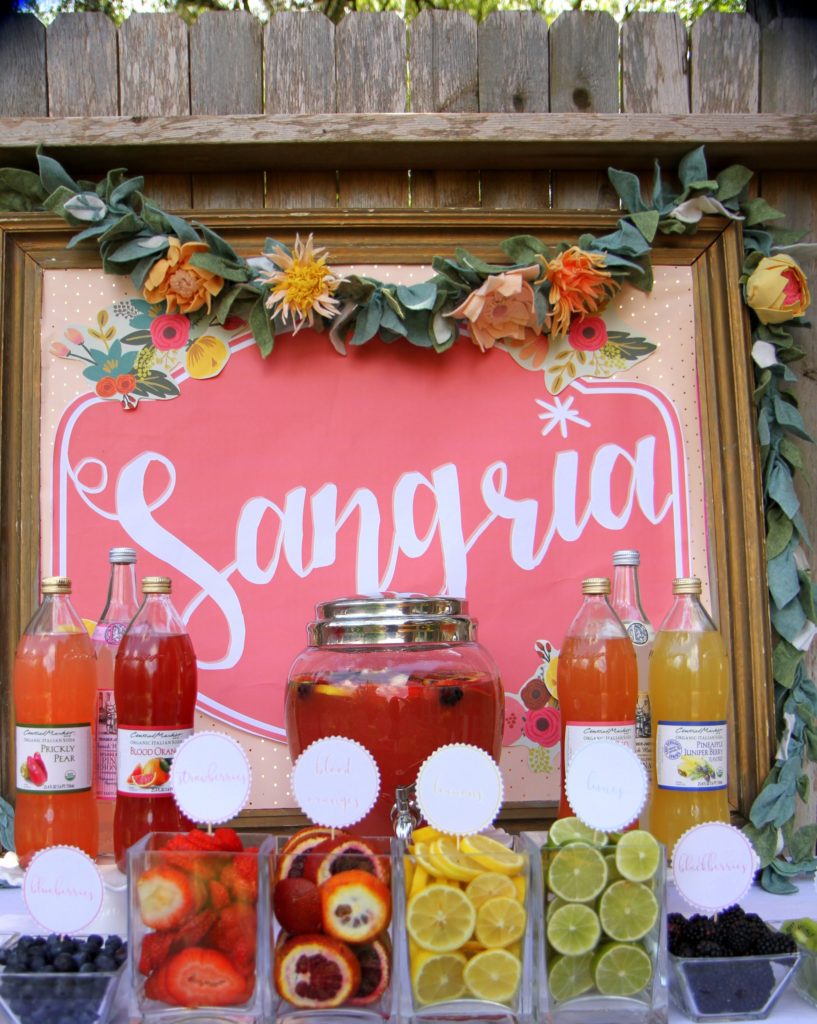 batch sangria recipe- how to make sangria for a crowd