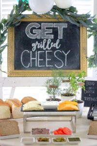 This grilled cheese bar is the ultimate in cozy comfort food! And also SO EASY to put together. (AKA- party food perfection!)