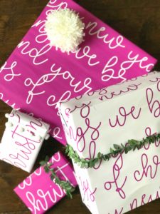 free printable christmas gift wrap