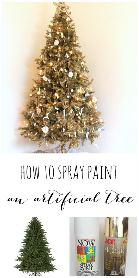 How to Spray Paint an Artificial Christmas Tree: Easy DIY Guide