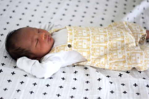 how to make a modern baby boy romper